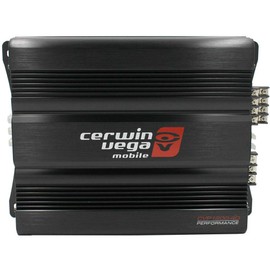 CERWIN-VEGA! CVP 300W RMS 4 Channel Class AB Amplifier, High Power Car Audio System, 2-Ohm & 4-Ohm Stereo Compatible, Multi-Channel Amplifier with Advanced Protection for Car Speakers CVP1200.4D