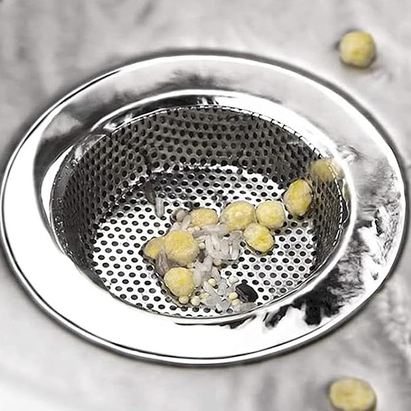 3 PCS Kitchen Sink Strainer, Bathroom Sink Strainer Stainless Steel