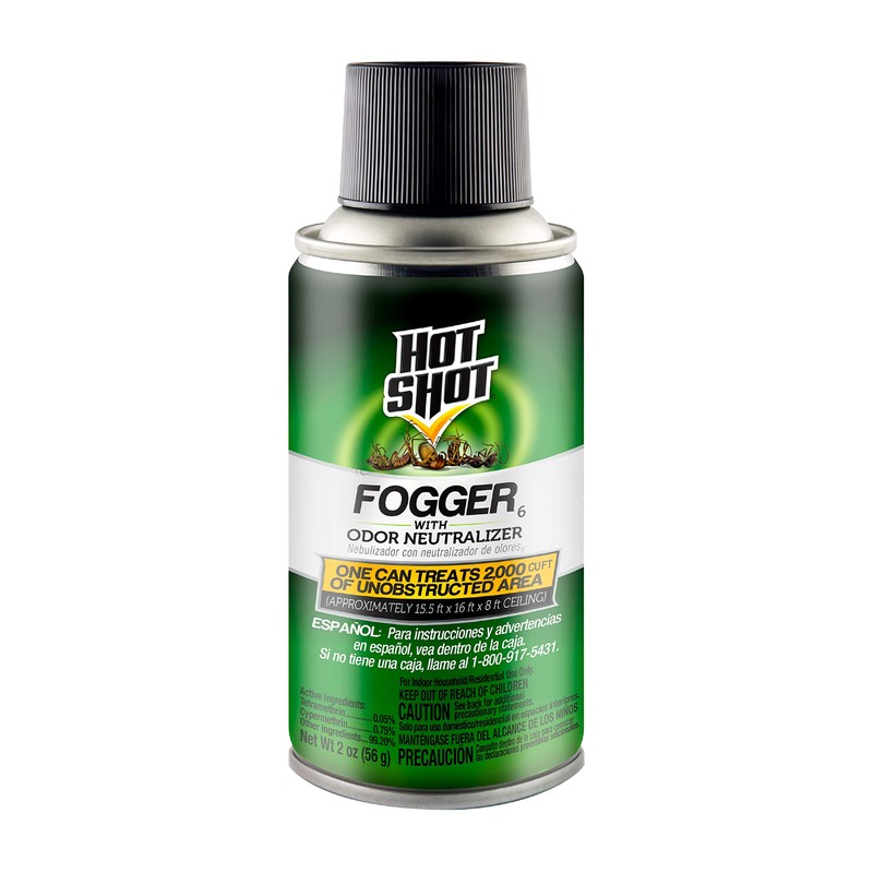 Hot Shot Fogger With Odor Neutralizer, Aerosol, 3/2-Ounce, Pack of