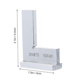 TEHAUX 90 Thickened Stainless Steel Right Angle Measuring Square for Woodworking Durable and Accurate Carpenter Tool with Smooth Edges for Precision Measurement
