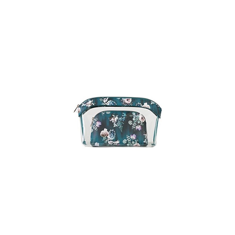 Danielle Creations Wild Bloom Clear 2 in 1 Small Purse and Travel