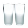 Stelton Frost Glas no. 2, 2 stck. Wassergläser, Edelstahl, transparent,