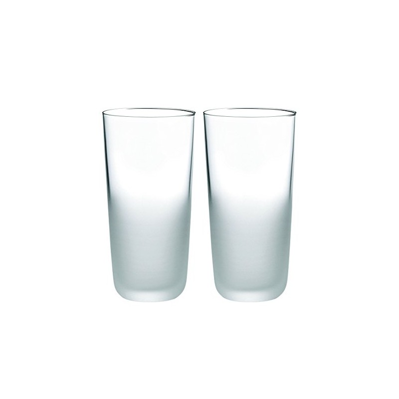 Stelton Frost Glas no. 2, 2 stck. Wassergläser, Edelstahl, transparent,