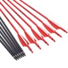 28 Inch Carbon Archery Arrows, Shaft Spine 500 with Removable