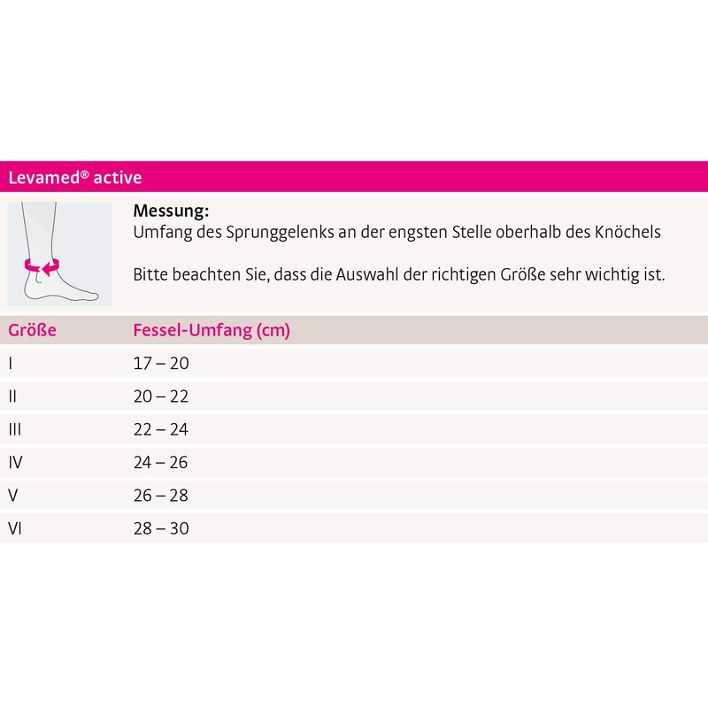 medi Levamed Active Ankle Brace Right | Silver | Size