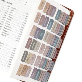 XQUESTION Bible Tabs,Bible Tabs for Women and Men,75 Tabs,Bible Tabs for Study Bible,Bible Index Tabs,Bible Book Tabs,Bible Labels Tabs (Sunset Style)