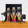 TOAOFY 5x7Ft Welcome Back to School Backdrop Chalkboard Ruler Photography