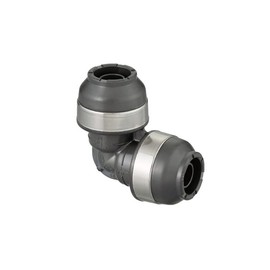 Onda Seisakusho WPL3-10-S Resin Pipe Fitting [Double Lock Joint P WPL3 Type Elbow Socket]