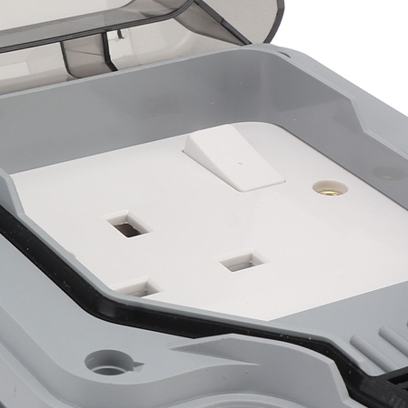 IP66 Outdoor Waterproof Switch Socket Box Surface Mounted Splashproof Dustproof
