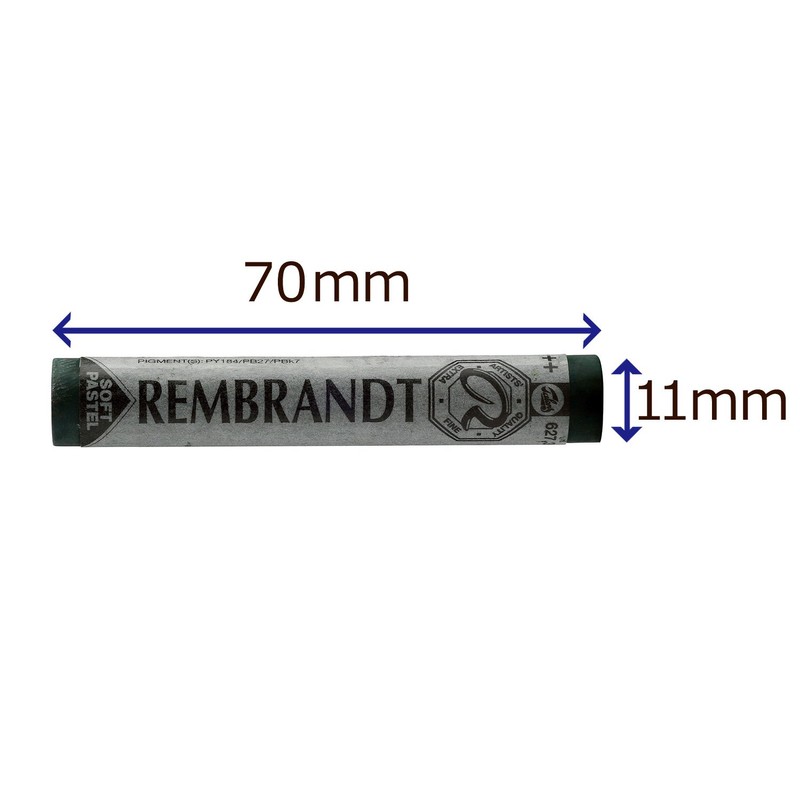 Rembrandt Soft Pastel - 627.3 Cinnabar Green Deep (Dark Shade)