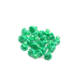 Motoforti 20Pcs T4.2 Green LED Dashboard Panel Gauge Light Lamp Car Interior Long-lasting