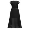 Miusol Women's Plus Size Formal Floral Retro Lace Elegant Bridesmaid