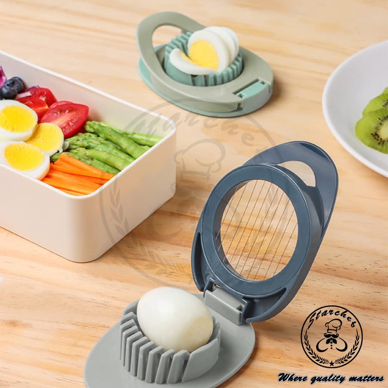 Starchef Stainless Steel Preserved Egg Ham Banana Cutter Slicer, Slice