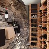 BesFatcn Wall Mounted Single Wine Rack, 2 pcs Metal Wine