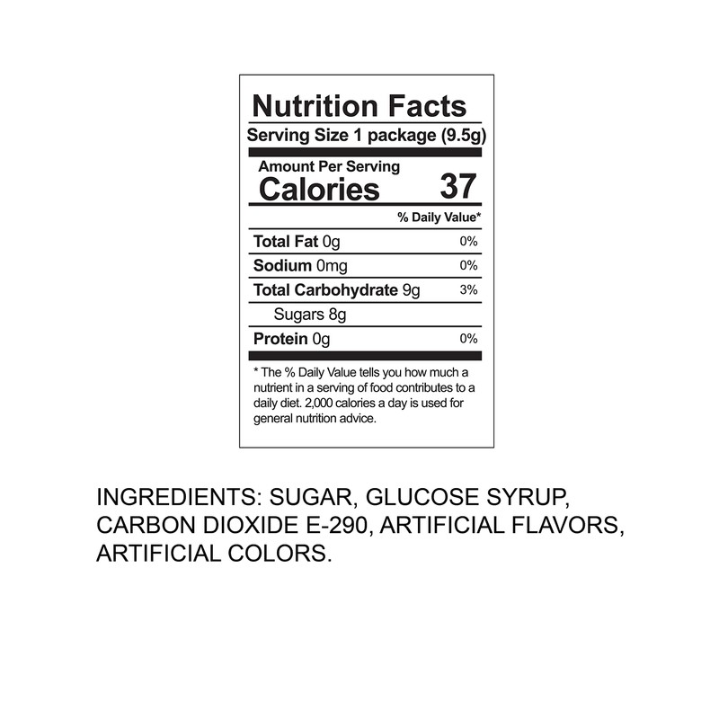 Tiltay Pop Boom – Grape Flavor Popping Candy with display