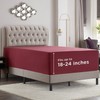 Empyrean Rubi Wine Fitted Sheet Extra Deep Pocket, Hotel Luxury