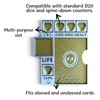 Comand Zone Tray with Life Counter and Dice for MTG