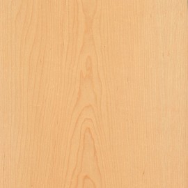 Wood-All Maple Wood Veneer Sheet, Plain Sliced/Flat Cut, 24x96, A Grade, 10 mil Peel and Stick PSA Backer