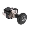 Qiilu Car Push Light Switch, 12 V Car Headlight Pressure