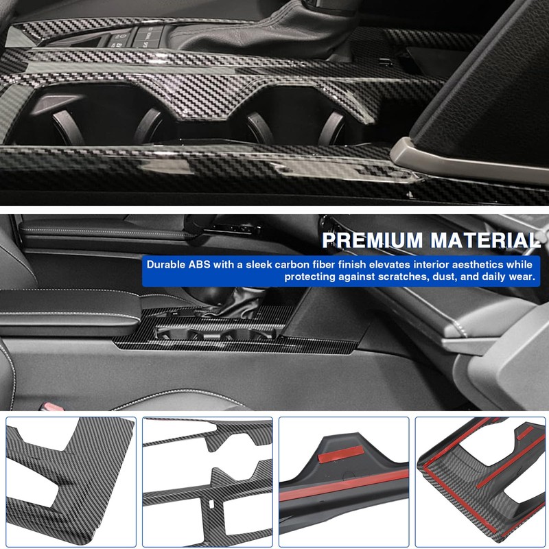 WanQiAuto Center Console Gear Shift Panel Cover Fit for Camry
