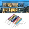 10PCS Tap Extractors with 3 Auxiliary Wrench Stainless Steel Stripped