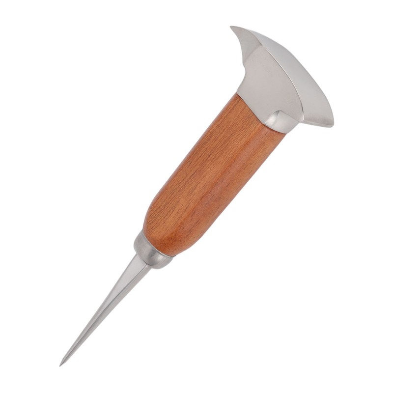 304 Stainless Steel Ice Chisel Wooden Handle Ice Chipper Hand