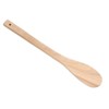 Vogue Round Ended Wooden Spatula 12In Kitchen Baking Mixing Turner