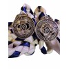 Ivory Navy Celtic Knot Wedding Handfasting Cord #Handfasting #Wedding