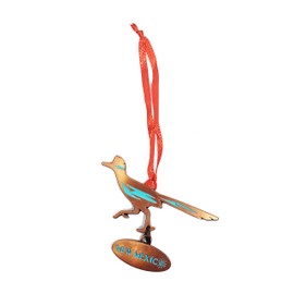 Bronze Roadrunner Holiday Ornament (New Mexico Namedrop)