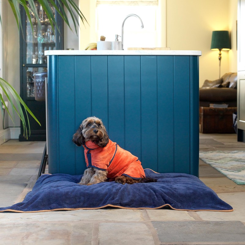 Lucky Paws® UK Dog Drying Coat - Luxurious Double Layer