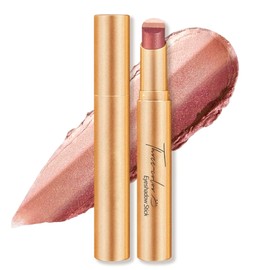 Erinde 3 Colors Cream Eyeshadow Stick, Shimmer Nude Champagne Brown Rose Copper Glow Eye Shadow Sticks, Buildable & Blendable Long-Lasting Eyeshadow Pencil Crayon, Vegan & Cruelty-Free, 04