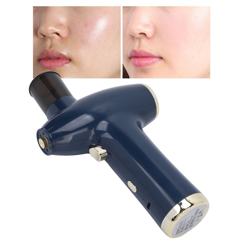 Facial Oxygen Spray Injector Red Blue Light High Pressure Fine