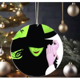 National Ceramic Keepsake Wicked Movie Ornament , 3 Inch, Wizard Of Oz