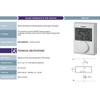 Siemens Room Temperature Controller-White, RDH100