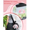 Cute Rabbit Plush Backpack Keychain, Long Ear Rabbit Keychain Wallet
