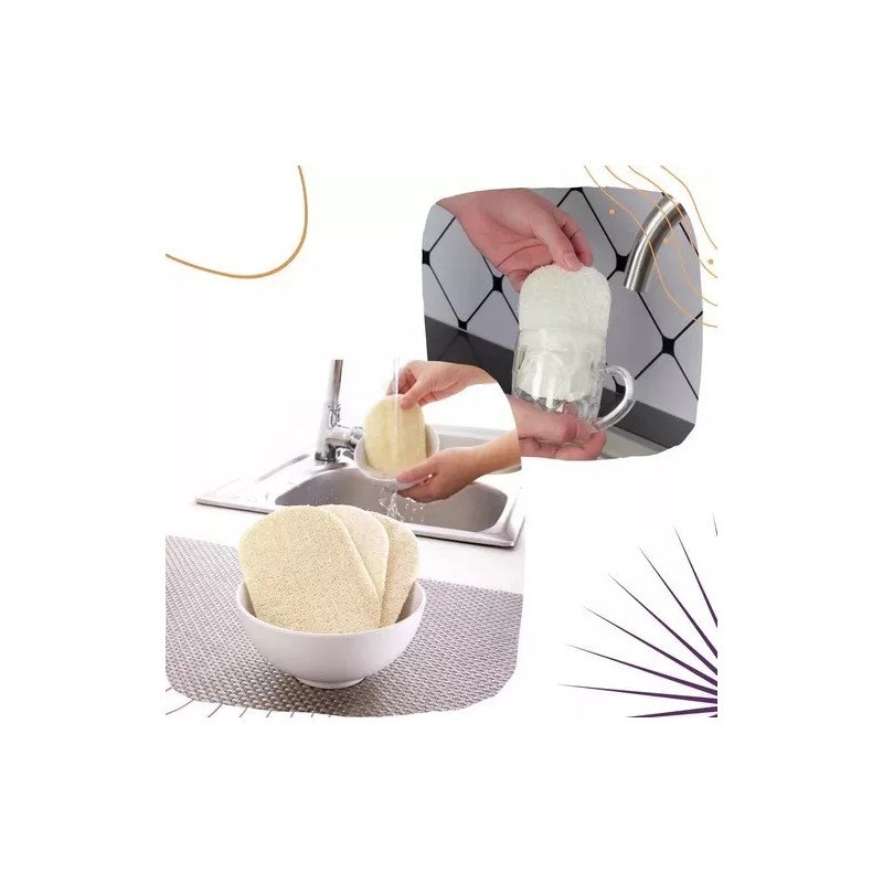 Universo en Linea Set Cepillo Corporal Facial Y Esponja Pulpa