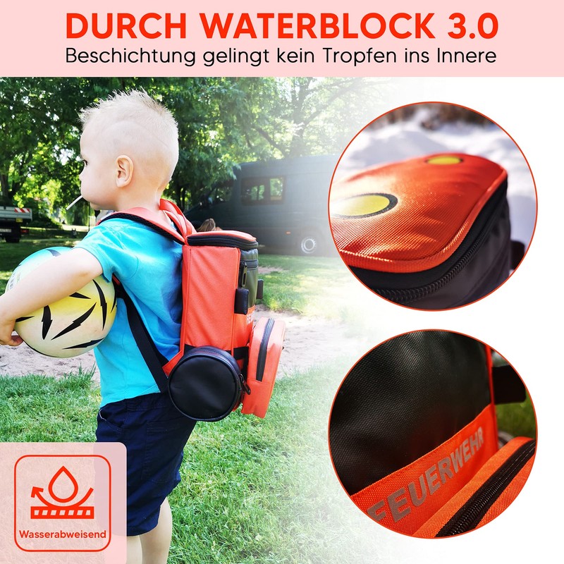 MIXIRL® Nursery Backpack with Pencil Case Boys | 3-7 Years
