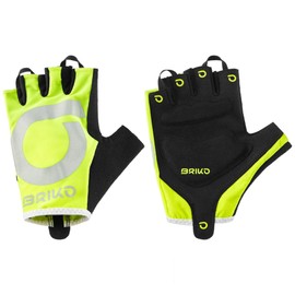 Briko Men H.VISIBILITY GLOVE Gloves - 920 green Lime-black, Small