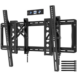 HOME VISION Ultra-Large TV Mount Bracket for 32-90 Inch TVs, Supports up to 132lbs with Sliding Design, Heavy Duty TV Wall Mount for up to 24" Studs with Swivel, Tilt, Max VESA 600x400mm, HVX601