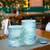 GUIJI Watercolour Dragonfly Flameless Candles, Flameless Candles with Remote Set