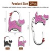 2 Pieces of Cat-Shaped Hooks, Creative Hooks, Portable Desktop Hooks,