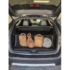 EACCESSORIES EA Trunk Organizer Cargo Net for Subaru Outback 2015-2025 – Envelope Style Cargo Net for Wagon – Premium Mesh Car Trunk Organizer Vehicle Carrier Storag – Compatible with Outback