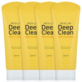 Touch Me Deep Clean Micella Large Foam Cleansing 220ml 4 Cleansing Foam / 터치미 딥 클린 미셀라 대용량 폼클렌징 220ml 4개  클렌징폼