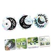 FUNOMOCYA 3sheets Bird Collision Prevention Static Window Cling Glass Alert