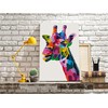 murando - Painting by Numbers Giraffe Colourful 40 x 60