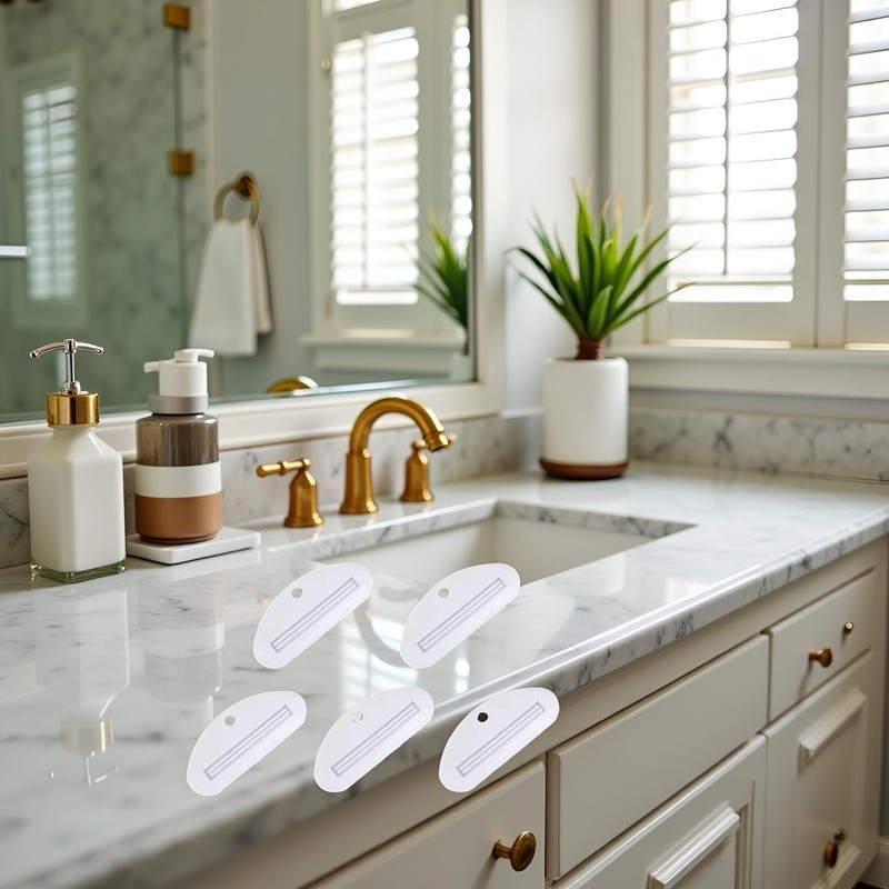 5Pcs White Toothpaste Squeezer, Plastic Toothpaste Tube Squeezer Dispenser, Toothpaste