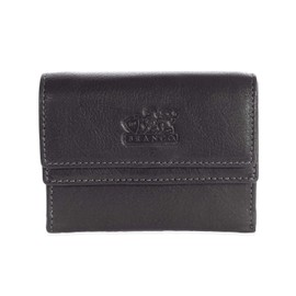 Branco 35250 Women's Small Wallet Genuine Leather Black, black, Classic