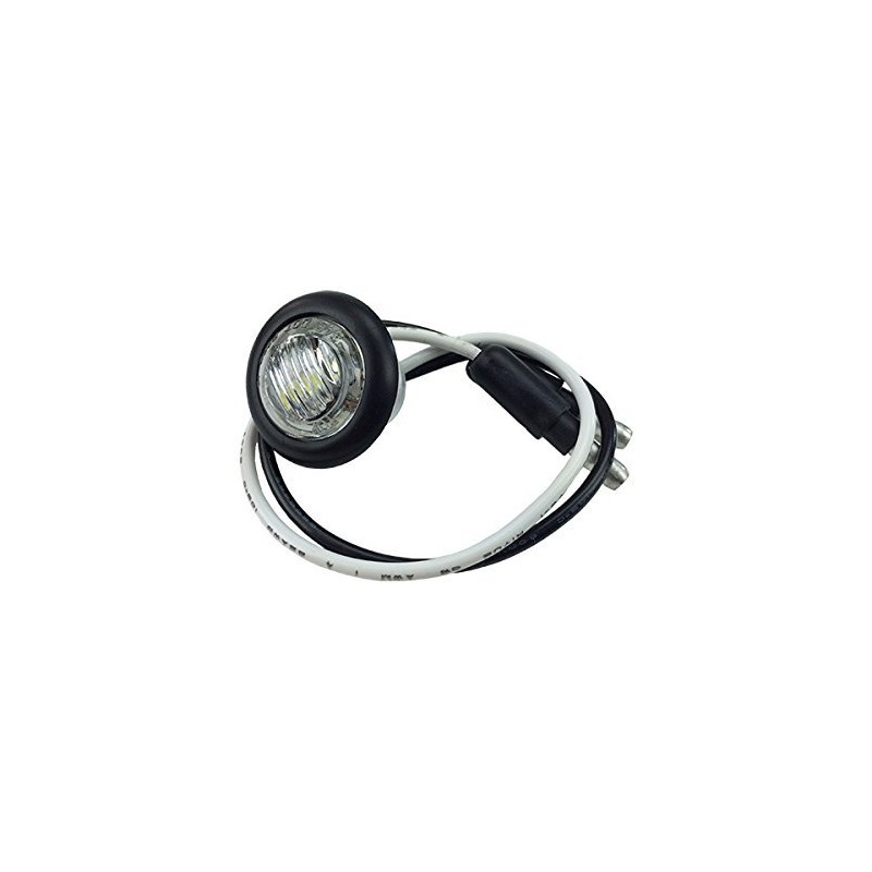 LONG HAUL 20 3/4" CLEAR/AMBER LED CLEARANCE MARKER BULLET MARKER