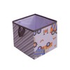 Bacati - Small Storage Tote Construction Yellow/Orange/Grey/Blue Boys 10 X