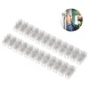 2 Pack of Clear Electrical Connector Blocks, 30 A 12